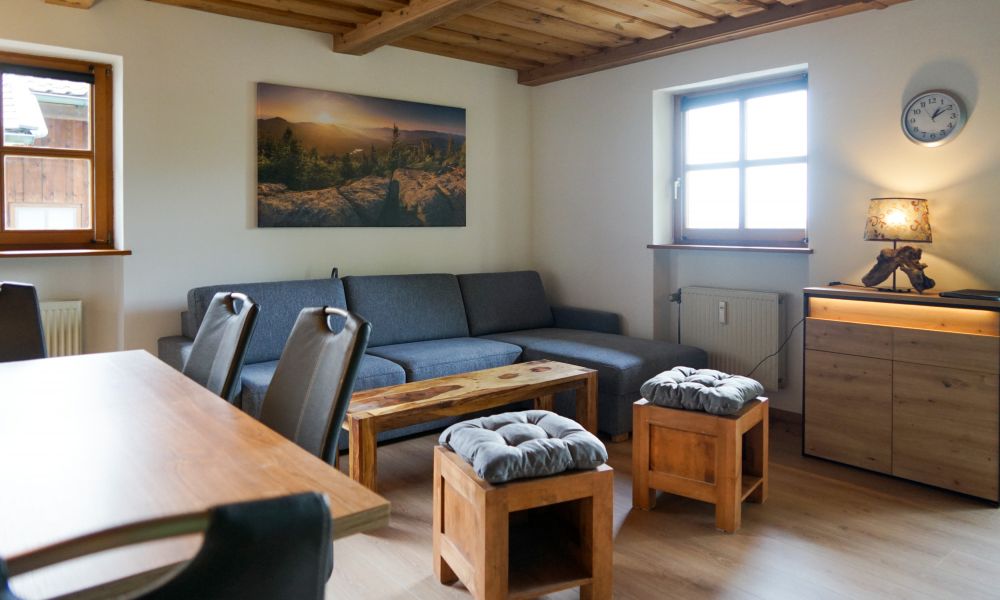 Wohnzimmer der Premium Ferienwohnung